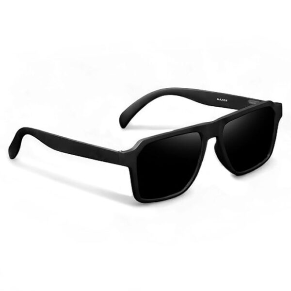 HAZON® Vintage High Grade Goggles For Men | Polarized Sunglasses | UV Protected Driving, Riding, Stylish, Anti glare Glasses (VNT-55) (Black)