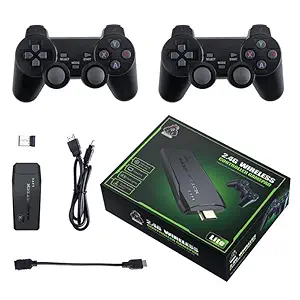 CLOUDTAIL Wireless video games for tv gaming Retro gaming console with Game Stick 1080p Plug & Play TV Video Game Set for 2 player with 9Emulator for Kids & Old School Station Video Game