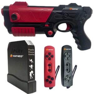 Sameo Iplay+ 32 Bit Motion TV Video Game Console With All New Motion Gun With 1056 Built In Games 33 Motion Sports Games,34 Puzzle Games, 69 Casual Game, 20 Shooting Game, Multi
