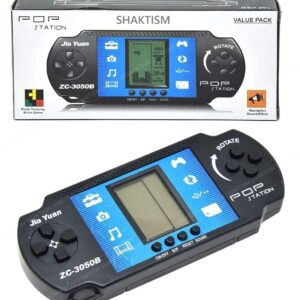 SHAKTISM Handheld Electronic Brick Game, Retro Video Game Console for Kids, Birthday Return Gift, Pack of 1, Assorted Colours