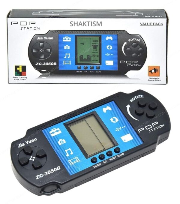 SHAKTISM Handheld Electronic Brick Game, Retro Video Game Console for Kids, Birthday Return Gift, Pack of 1, Assorted Colours