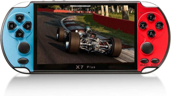 Generic (New Edition) Advance Featured 4.3" inch Updated X7 Video Game Console Handheld Game Players Double Rocker 8GB Memory Built in 10000 Games for Kids/Boys/Girls/Men/Women/Unisex Children, Black