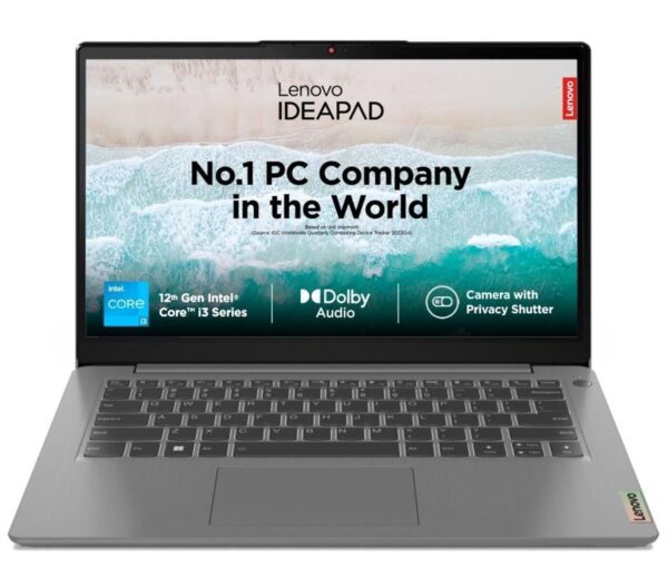 Lenovo IdeaPad 3 12th Gen Intel Core i3-1215U 14 Inch (35.5cm) FHD Thin & Light Laptop (8GB/512GB SSD/Win 11/Office 2021/Backlit KB/3months Game...